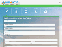 Tablet Screenshot of mankiyatra.com